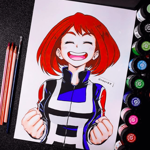 nakata96x alsoΒ humorsΒ fans occasionally with a quirky quote accompanying her art posts.