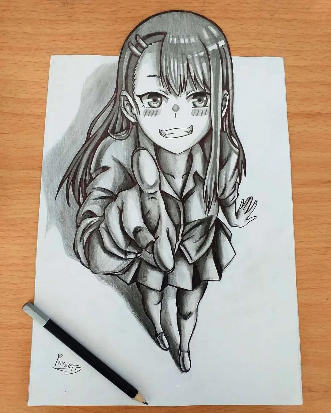 Top 5 Anime Art of the Week Nagatoro (Nagatoro-san) by patart9 Anime Art of the Week
